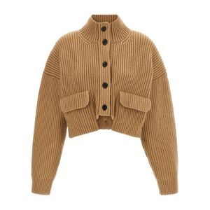 Khaite Beige Cashmere Women's Cardigan